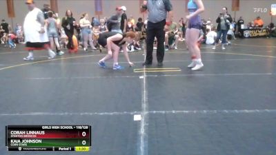 118/128 Round 2 - Corah Linnaus, Stanton Broncos vs Kaia Johnson, Corn Stars