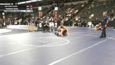 215 lbs Round Of 32 - Matthew Casas, Beaumont (SS) vs Jeremiah Mora, Pitman (SJ)