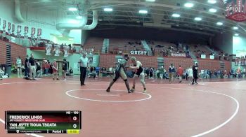 190 lbs Cons. Round 3 - Yan Jefte Tioua Tsoata, Unattached vs Frederick Lingo, Jay County Wrestling Club