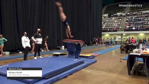 Allison Knott - Women's Group, Jam Hops Anoka / Ramsey - 2021 Women's Xcel Region 4 Championships