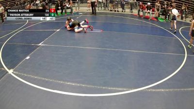 102 lbs Cons. Semis - Chance Mattox, Scrap Yard Garage vs Payson Attebury, Team Grand Valley Elite