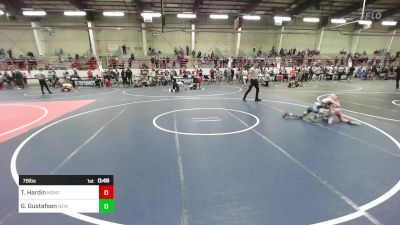 78 lbs Consolation - Tre Hardin, Montrose Elite vs Gabriel Gustafson, New Mexico Outlaws