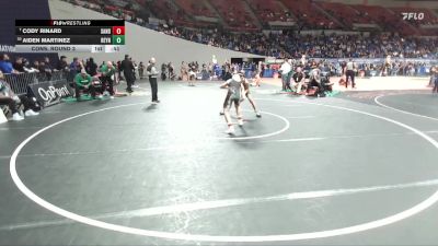 6A Boys 144 lbs Cons. Round 3 - Aiden Martinez, Reynolds Boys vs Cody Rinard, Sandy Boys