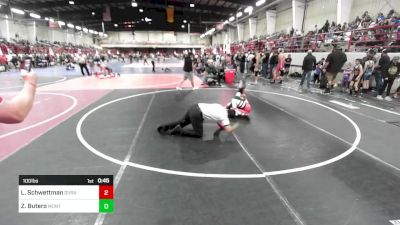 100 lbs Consolation - Levi Schwettman, Durango WC vs Zane Butero, Monte Vista Takedown Club