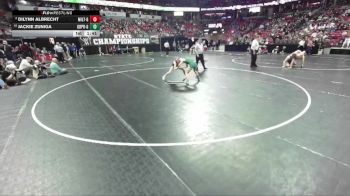 Girls 100 lbs Quarterfinal - Jackie Zuniga, Green Bay Preble-Girls vs Dilynn Albrecht, Milton-Girls