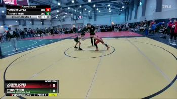 92 lbs Champ. Round 1 - Joseph Lopez, Vici Wrestling Club vs Titus Tyner, Cardinal Wrestling Club