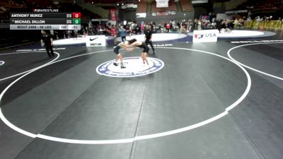 96 lbs Cons. Quarters - Michael Dillon, SilvaBack Training Center vs Anthony Nunez, SilvaBack Training Center