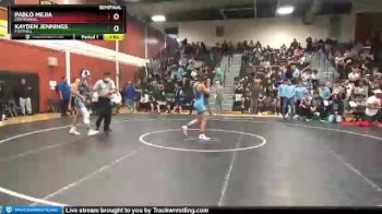 132 lbs Semifinal - Pablo Mejia, Centennial vs Kayden Jennings, Foothill