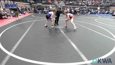 92 lbs Quarterfinal - Ashton Fee, Enid Youth Wrestling Club vs Braylon Oliver, Harrah Little League Wrestling