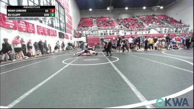 126-132 lbs Quarterfinal - Noah Lemons, Elk City vs Eli Clapp, Bridge Creek Youth Wrestling