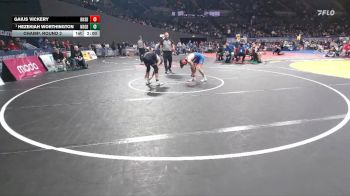 6A Boys 113 lbs Champ. Round 2 - Hezekiah Worthington, Newberg Boys vs Gaius Vickery, Benson Boys