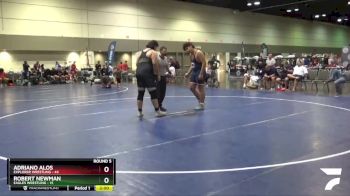 285 lbs Round 5 (6 Team) - Robert Newman, Eagles Wrestling vs Adriano Alos, Explorer Wrestling