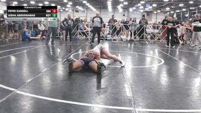 145 lbs Round 4 (2:15pm Saturday) - Aisha Abdussamad, Misfits vs Piper Sandell, Iowa
