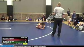 120 lbs Semis & Wb - Claudia Heeney, Chasing Titles vs Isabella Miller, FEWTeamIowa