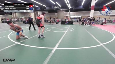 132 lbs Consi Of 16 #2 - Renzo Gann, Team Gann Wrestling vs Diego Galvan, Caprock High School Wrestling