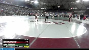 92 lbs Cons. Round 5 - Payton Graveline, Mat Demon Wrestling Club vs Enzo Nanamkin, Toppenish USA Wrestling Club