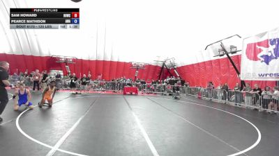 120 lbs Cons. Sub-rd Of 32 - Sam Howard, Hurricane WC vs Pearce Mathison, Askren Wrestling Academy