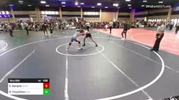 130 lbs Quarterfinal - Sebastian Barajas, Monster Garage vs Dayton Fitzgibbon, Ascend Wr Ac