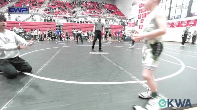 52-55 lbs Rr Rnd 3 - Emilie Lawler, Midwest City Bombers Youth Wrestling Club vs Noel Reagan, Standfast