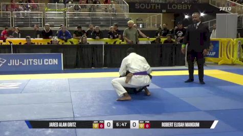 Robert Elisah Mangum vs Jared Alan Gritz 2025 Pan Jiu Jitsu IBJJF Championship