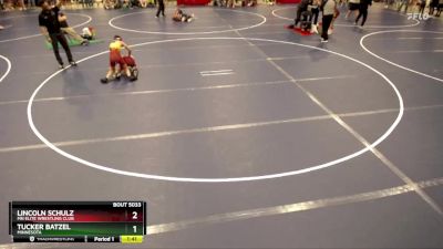 83 lbs Champ. Round 2 - Tucker Batzel, Minnesota vs Lincoln Schulz, MN Elite Wrestling Club