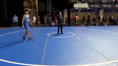 115 lbs Cons. Sub-quarters - Davis Lenz, Burnett Trained Wrestling vs Jaime Valencia, Cyclones Wrestling & Fitness