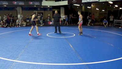 110 lbs Cons. Sub-quarters - Liam Schroeder, Sycamore Wrestling Club vs Payton Graveline, Mat Demon Wrestling Club