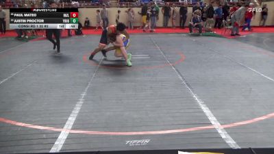 200_B lbs Consi Rd 1 32 #2 - Paul Mateo, Hazleton vs Justin Proctor, Yough