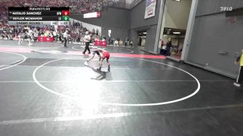 90 lbs Champ. Round 1 - Natalio Sanchez, Bay Port Wrestling vs Taylor McMahon, Little Chute