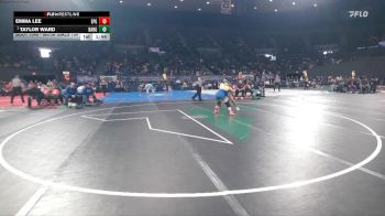 6A/5A Girls 130 Champ. Round 1 - Taylor Ward, Barlow Girls vs Emma Lee, Eagle Point Girls