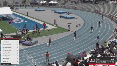 2026 AAU Junior Olympic Games - Youth Boys' 4x100m Relay, Finals 1 - Age 15-16