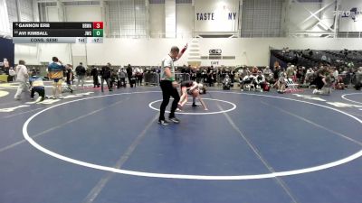85 lbs Cons. Semi - Avi Kimball, Journeymen Wrestling Club vs Gannon Erb, Black Belt Wrestling Academy