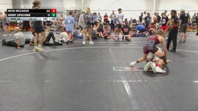 115 lbs Round 3 (6 Team) - Avery Lipscomb, Funky Crayons vs Huck McLaulin, Backyard Brawlers