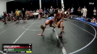 120 lbs Placement (4 Team) - Carson Thibodeaux, Backyard Brawler vs Tino Sciullo, Micky`s Maniacs