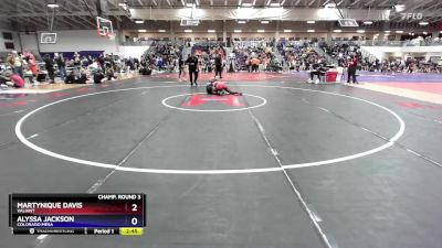 131 lbs Champ. Round 3 - Alyssa Jackson, Colorado Mesa vs Martynique Davis, Valiant