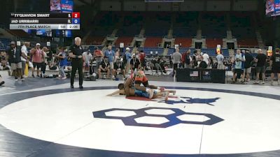 175 lbs 7th Place Match - Ty'Quavion Smart, Illinois vs Jad Urribarri, Florida