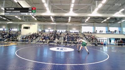 184 lbs Quarterfinal - Eli Crum, Lycoming vs Avery Canzano, Oswego State