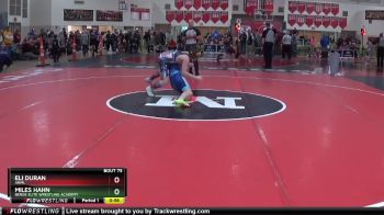 155 lbs Cons. Semi - Eli Duran, ANML vs Miles Hahn, Berge Elite Wrestling Academy