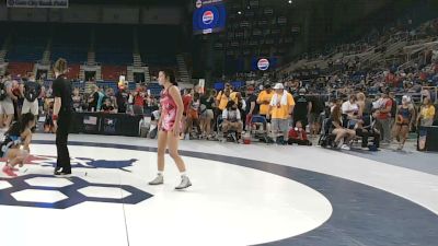 95 lbs Champ. Rd Of 64 - Zoe Greer, Colorado vs Mia Pardo, North Carolina