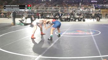 157 1A 1st Place Match - JASON SCHIAVELLO, Clearwater Cen Catholic vs Gustavo Ferreira, Cocoa Beach