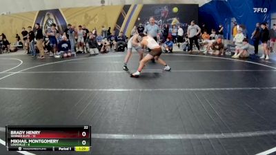 126 lbs Round 3 (8 Team) - Brady Henry, Warner Elite vs Mikhail Montgomery, Louisville