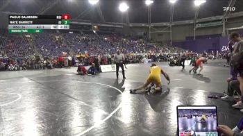 165 lbs Semis (4 Team) - Paolo Salminen, Minnesota State vs Nate Barrett, Ashland