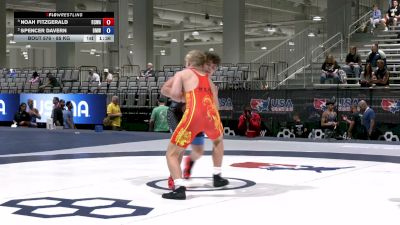 85 kg Semis - Noah Fitzgerald, Red Cobra Wrestling Academy vs Spencer Davern, Beast Mode Wrestling