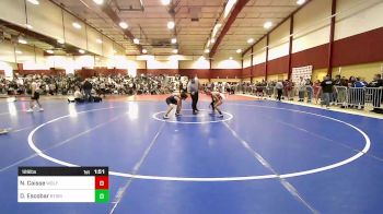 126 lbs Round Of 16 - Noah Caisse, Wolf Gang Wrestling Academy vs Daniel Escobar, Beat The Streets Rhode Island