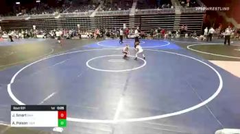 50 lbs 5th Place - Jordy Smart, Ravage vs Aksel Polson, Thermopolis WC