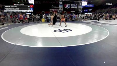165 lbs Cons. Rd Of 64 - Hamza Sayeed, GA vs Colton Shaffer, IA