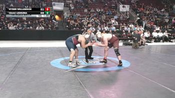 4A 285 lbs 1st Place Match - Isaac Ledezma, Deming vs Ryder Williamson, Belen