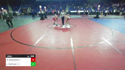 165 lbs Round Of 64 - Nels DeAlmeida, Pinkerton Academy vs Leo De Arujo, Natick