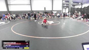 92 lbs Quarterfinal - Trenton Marler, White River Hornets Wrestling Club vs Kyler Fish, CNWC Concede Nothing Wrestling Club