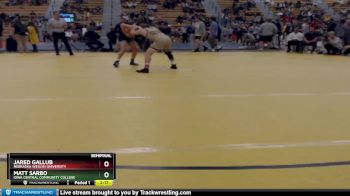 149 lbs Semifinal - Matt Sarbo, Iowa Central Community College vs Jared Gallub, Nebraska Weslyn University